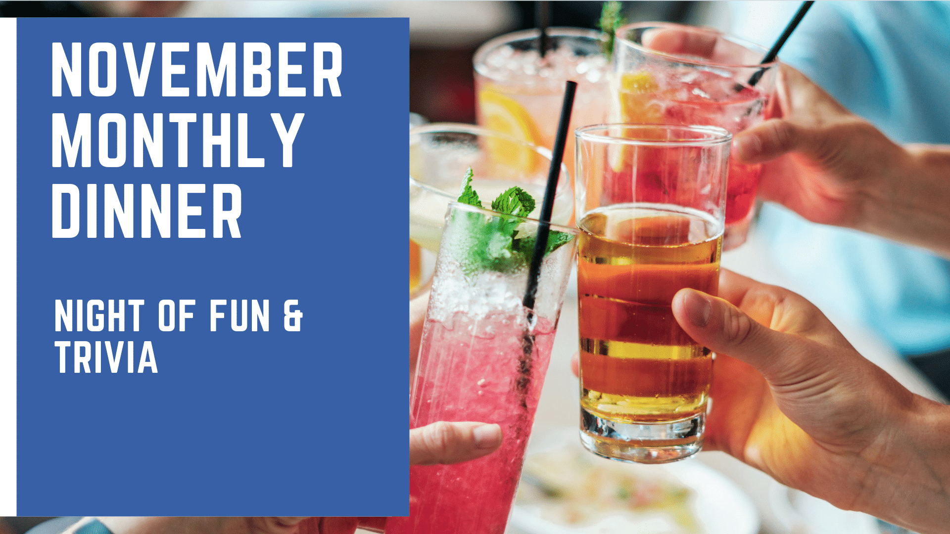 November Monthly Dinner | Night of Fun & Trivia