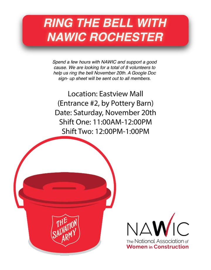 Ring the Bell with NAWIC Rochester
